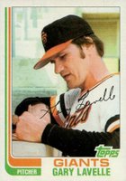 1982 Topps #209 Gary Lavelle Baseball Card