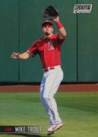 2021 Topps Stadium Club Chrome #200 Mike Trout Refractor Baseball Card