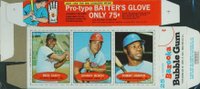 1971 Bazooka No Number # Carty/Bench/Harper Complete Box Unnumbered Baseball Card