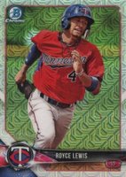 2018 Bowman Mega Box Chrome #BCP93 Royce Lewis Running Baseball Card