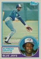 1983 Topps #488 Alfredo Griffin Baseball Card