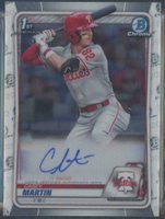 2020 Bowman Draft Chrome Draft Picks Autographs #CDACM Casey Martin Baseball Card