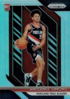 2018 Panini Prizm #61 Anfernee Simons Silver Prizm Basketball Card