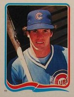 1985 Fleer Star Stickers #11 Ryne Sandberg Baseball Card