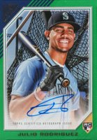 2022 Topps Gallery Gallery Autographs #RAJR Julio Rodriguez Green Baseball Card