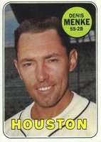1969 Topps #487 Denis Menke Baseball Card