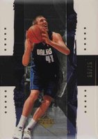 2003 Upper Deck Exquisite Collection #6 Dirk Nowitzki Gold Basketball Card