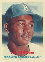 1957 Topps #115 Jim Gilliam Baseball Card