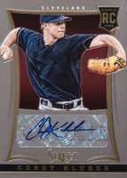 2013 Panini Select #203 Corey Kluber Autograph Baseball Card