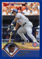 2003 Topps #50 Sammy Sosa Baseball Card
