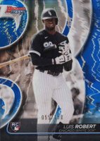 2020 Bowman's Best #10 Luis Robert Blue Refractor Baseball Card