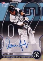 2022 Topps Now #1012A Aaron Judge Autograph Baseball Card