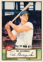 1952 Topps #29 Ted Kluszewski Red Back Baseball Card