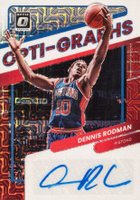 2021 Panini Donruss Optic Opti-Graphs #OGDRM Dennis Rodman Choice Basketball Card