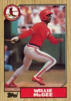 1987 Topps #440 Willie McGee Baseball Card