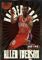 1997 Hoops Hoopstars #7 Allen Iverson Basketball Card