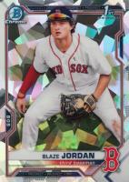 2021 Bowman Chrome Prospects #BCP71 Blaze Jordan Atomic Refractor Baseball Card