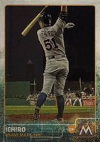 2015 Topps Update #US396 Ichiro Back Image Baseball Card