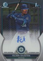 2023 Bowman Chrome Prospect Autographs #CPAFC Felnin Celesten Baseball Card