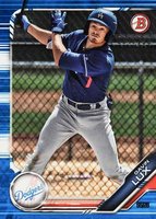2019 Bowman Paper Prospects #BP130 Gavin Lux Blue Baseball Card