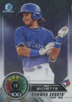 2018 Bowman Scouts' Top 100 Chrome #BTP12 Bo Bichette Baseball Card
