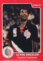 1996 Topps NBA Stars Reprints #14 Clyde Drexler 1983 Reprint Basketball Card