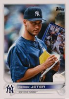 2022 Topps #639 Derek Jeter Series 2-Ssp Baseball Card