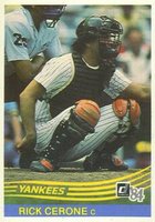 1984 Donruss #492 Rick Cerone Baseball Card