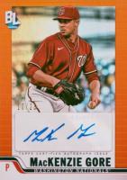 2023 Topps Big League Big League Autographs #BLAMG MacKenzie Gore Orange Foil Baseball Card