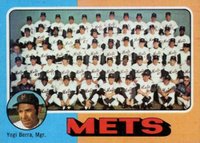 1975 Topps #421 New York Mets Team Baseball Card