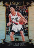 2018 Panini Select #39 Anfernee Simons Silver Prizm Basketball Card