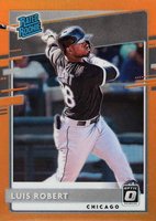 2020 Panini Donruss Optic #62 Luis Robert Orange Baseball Card