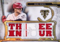 2020 Topps Triple Threads Relics #NS2 Nick Senzel Baseball Card