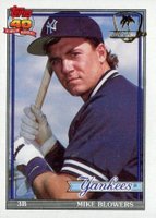 1991 Topps Desert Shield #691 Mike Blowers Baseball Card