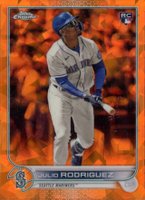 2022 Topps Chrome Update Sapphire Edition #44 Julio Rodriguez Orange Baseball Card