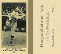 1916 Herpolsheimer Co. #60 Art Fletcher Baseball Card