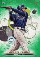 2022 Topps Inception #39 Wander Franco Green Baseball Card