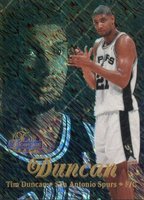 1997 Flair Showcase #5 Tim Duncan Row 1 Basketball Card
