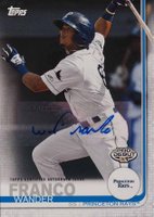 2019 Topps Pro Debut #50 Wander Franco Autograph Baseball Card