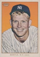 2009 Topps 206 Mantle Checklists #4 Mickey Mantle Baseball Card