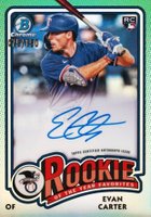 2024 Bowman Rookie of the Year Autographs #ROYEC Evan Carter Baseball Card