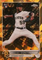 2022 Topps Chrome Sapphire Edition #543 Roansy Contreras Gold Baseball Card