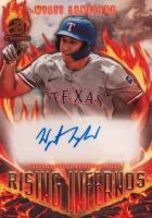 2024 Bowman Rising Infernos Autographs #RIAWL Wyatt Langford Baseball Card