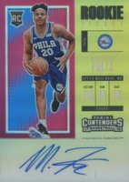 2017 Panini Contenders #101 Markelle Fultz Autograph-Premium Edition Gold Basketball Card