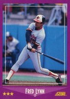 1988 Score #42 Fred Lynn Baseball Card