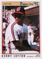 1992 O-Pee-Chee Premier #72 Kenny Lofton Baseball Card