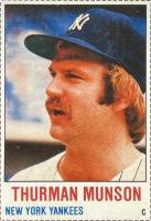 1978 Hostess #150 Thurman Munson Hand Cut Baseball Card