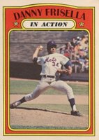 1972 O-Pee-Chee #294 Danny Frisella In Action Baseball Card