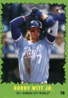 2022 Topps Throwback Thursday #76 Bobby Witt Jr. Baseball Card