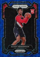 2023 Panini Prizm #141 Scoot Henderson Blue Choice Basketball Card